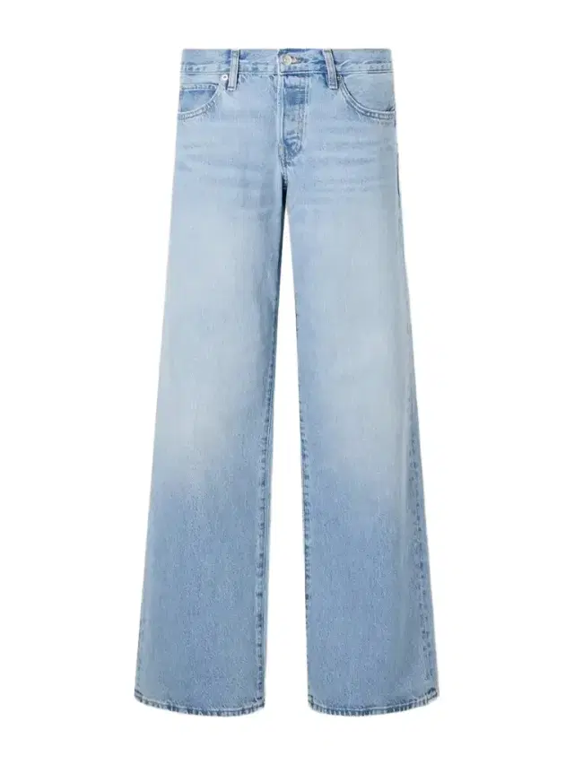 Frame The Gray Low-rise Wide-leg Jeans