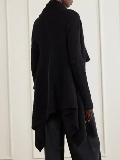 Rick Owens Draped Wool-blend Cardigan | Thumbnail 3 Rick Owens Draped Wool-blend Cardigan | Thumbnail 3