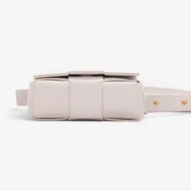Bottega Veneta Bottega Veneta Mini Cassette Light Lilac Intrecciato Leather Shoulder Bag by The Solist | Thumbnail 5 Bottega Veneta Bottega Veneta Mini Cassette Light Lilac Intrecciato Leather Shoulder Bag by The Solist | Thumbnail 5
