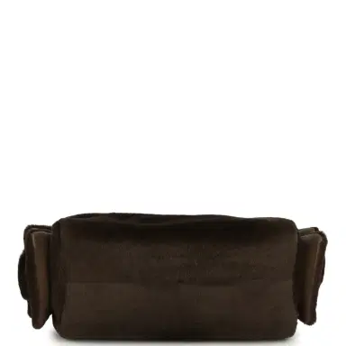 Chanel Chanel Mini 25 Hobo Bag Dark Khaki Pony Hair Gold Hardware | Thumbnail 6