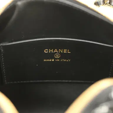 Chanel Chanel Mini Timeless Classic Barrel Bag with Chain Black Croc Embossed Calfskin Gold Hardware | Thumbnail 10