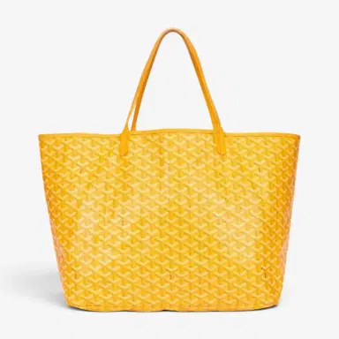 goyard Goyard Saint Louis Yellow Goyardine Coated Canvas Tote Bag by The Solist | Thumbnail 5