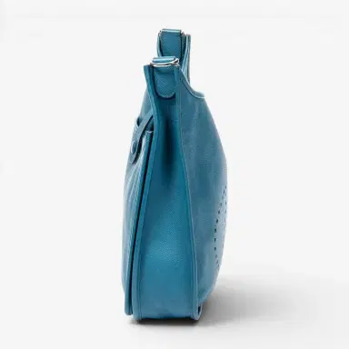 HERMÈS Hermès Evelyne III PM Bleu Colvert Epsom Leather Crossbody Bag by The Solist | Thumbnail 4