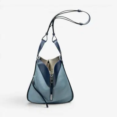 Loewe Loewe Hammock Small Blue Calfskin Leather Shoulder Bag by The Solist | Thumbnail 3 Loewe Loewe Hammock Small Blue Calfskin Leather Shoulder Bag by The Solist | Thumbnail 3