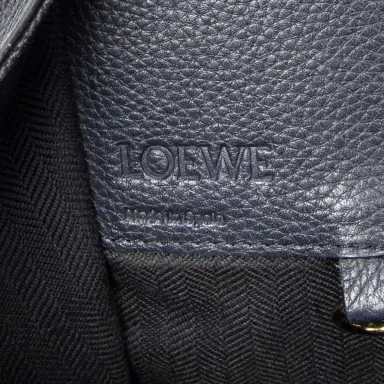 Loewe Loewe Hammock Small Navy Grained Calfskin Leather Shoulder Bag by The Solist | Thumbnail 10 Loewe Loewe Hammock Small Navy Grained Calfskin Leather Shoulder Bag by The Solist | Thumbnail 10