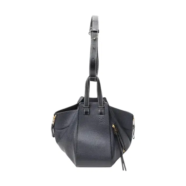 Loewe Loewe Hammock Small Navy Grained Calfskin Leather Shoulder Bag by The Solist