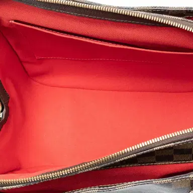 Louis Vuitton Louis Vuitton Belem Brown Damier Ebene Coated Canvas Shoulder Bag by The Solist | Thumbnail 6