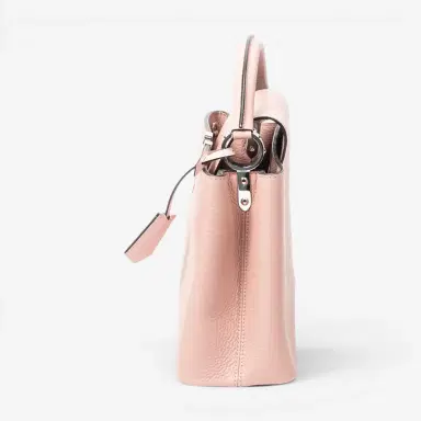 Louis Vuitton Louis Vuitton Capucines Rose Ballerine Leather Shoulder Bag by The Solist | Thumbnail 3