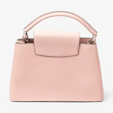 Louis Vuitton Louis Vuitton Capucines Rose Ballerine Leather Shoulder Bag by The Solist | Thumbnail 5