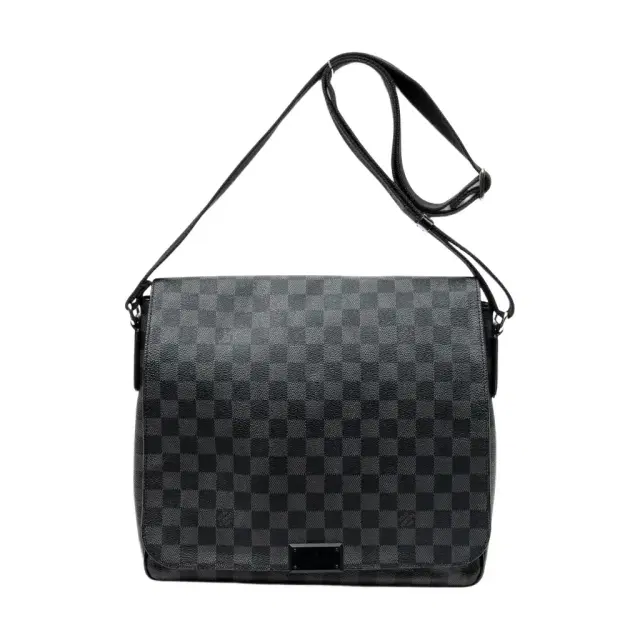 Louis Vuitton Louis Vuitton Daniel Black & Gray Damier Graphite Coated Canvas Shoulder Bag by The Solist