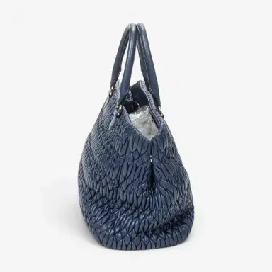 Miu Miu Miu Miu Square Crystal Blue Nappa Matelasse Leather Tote Bag by The Solist | Thumbnail 5 Miu Miu Miu Miu Square Crystal Blue Nappa Matelasse Leather Tote Bag by The Solist | Thumbnail 5