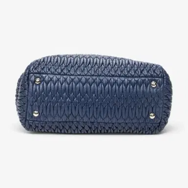 Miu Miu Miu Miu Square Crystal Blue Nappa Matelasse Leather Tote Bag by The Solist | Thumbnail 6 Miu Miu Miu Miu Square Crystal Blue Nappa Matelasse Leather Tote Bag by The Solist | Thumbnail 6