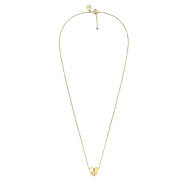 Morganne Bello Morganne Bello Infinite Love 18K Yellow Gold Diamond Heart Pendant Necklace by The Solist
