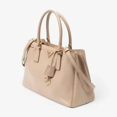 Prada Prada Open Tote Small Light Pink Saffiano Leather Tote Bag by The Solist | Thumbnail 2