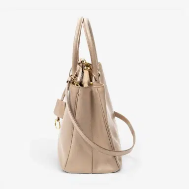 Prada Prada Open Tote Small Light Pink Saffiano Leather Tote Bag by The Solist | Thumbnail 3