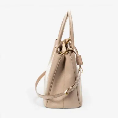 Prada Prada Open Tote Small Light Pink Saffiano Leather Tote Bag by The Solist | Thumbnail 4