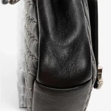 Yves Saint Laurent Yves Saint Laurent College Medium Black Chevron Leather Shoulder Bag by The Solist | Thumbnail 7 Yves Saint Laurent Yves Saint Laurent College Medium Black Chevron Leather Shoulder Bag by The Solist | Thumbnail 7