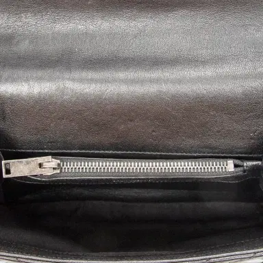 Yves Saint Laurent Yves Saint Laurent College Medium Black Chevron Leather Shoulder Bag by The Solist | Thumbnail 9 Yves Saint Laurent Yves Saint Laurent College Medium Black Chevron Leather Shoulder Bag by The Solist | Thumbnail 9
