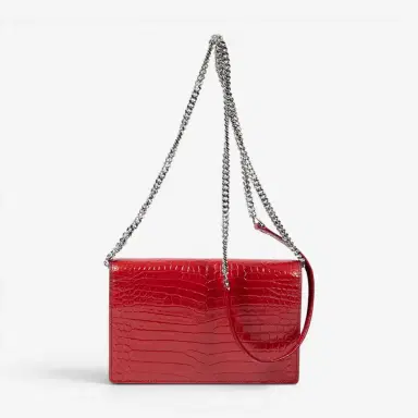 Yves Saint Laurent Yves Saint Laurent Kate Tassel Red Croc Embossed Leather Chain Wallet by The Solist | Thumbnail 5 Yves Saint Laurent Yves Saint Laurent Kate Tassel Red Croc Embossed Leather Chain Wallet by The Solist | Thumbnail 5