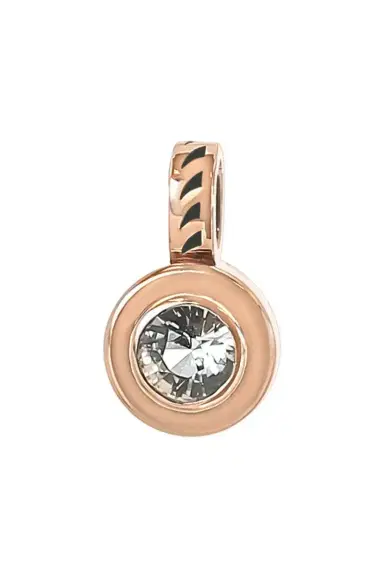 DEZSO BY SARA BELTRÁN Sapphire Black Round Charm | Thumbnail 1