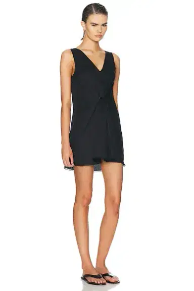 LESET Yoko Lace V Neck Mini Dress | Thumbnail 2 LESET Yoko Lace V Neck Mini Dress | Thumbnail 2