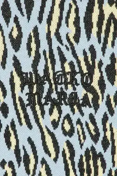 Wacko Maria Leopard Knit Polo Shirt Type 1 | Thumbnail 5 Wacko Maria Leopard Knit Polo Shirt Type 1 | Thumbnail 5