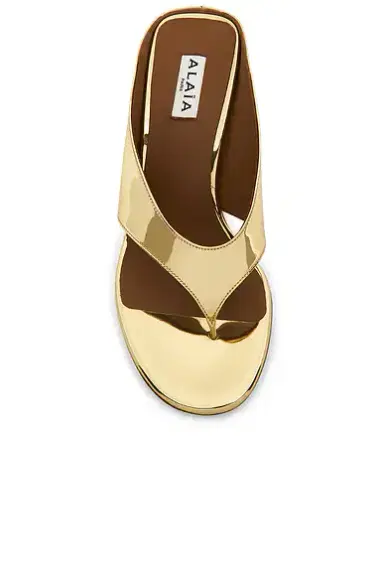 ALAÏA Wedge Thong Mule | Thumbnail 4