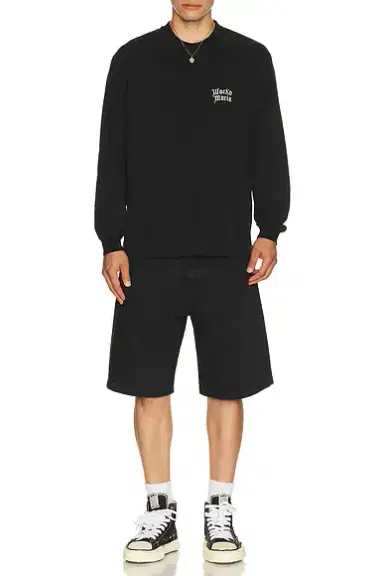 Wacko Maria Washed Heavy Weight Crew Neck Long Sleeve T-Shirt Type 4 | Thumbnail 3