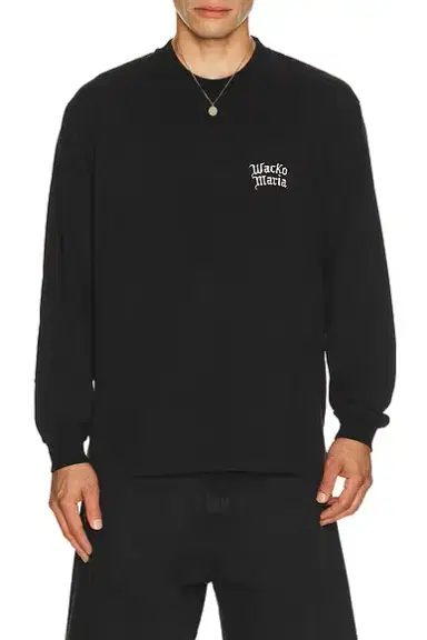 Wacko Maria Washed Heavy Weight Crew Neck Long Sleeve T-Shirt Type 4 | Thumbnail 1