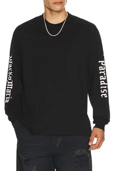 Wacko Maria Washed Heavy Weight Crew Neck Long Sleeve Tee Shirt Type 1 | Thumbnail 1