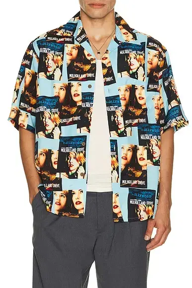 WACKO MARIA Mulholland Drive Short Sleeve Hawaiian Shirt Type 1