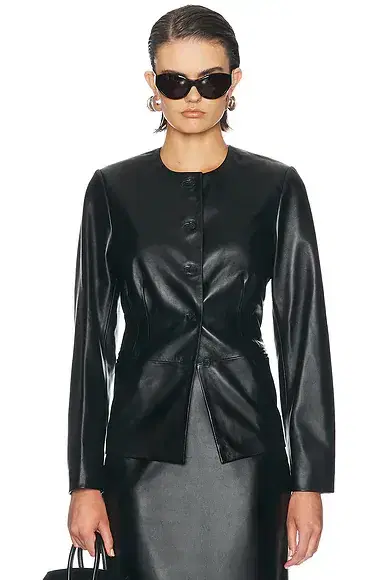 Loulou de Saison Adea Collarless Tailored Jacket