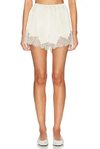 Citizens of Humanity Lace Trimmed Tap Short