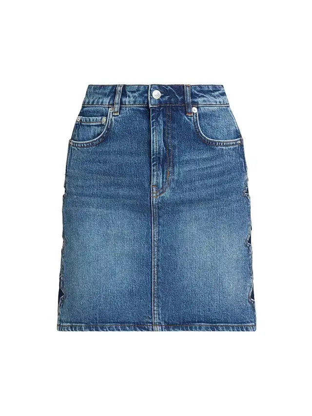 Rails Women's Burbank Denim A-Line Miniskirt - Starry Night