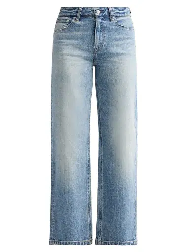 Moussy Vintage Women's Idabel ID Mid-Rise Straight-Fit Jeans | Thumbnail 1