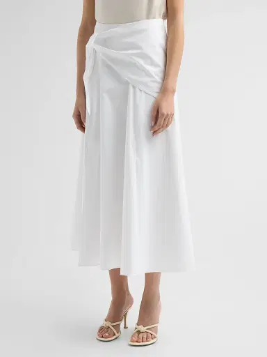 Vince Women's Scarf Tie Skirt | Thumbnail 4