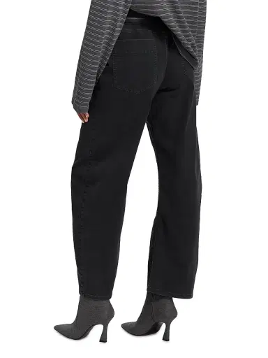 Nili Lotan Women's Tribeca Cotton Mid-Rise Barrel Pants | Thumbnail 5 Nili Lotan Women's Tribeca Cotton Mid-Rise Barrel Pants | Thumbnail 5