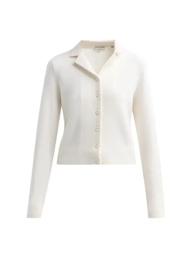 Vince Women's Notch Collar Double-Face Cardigan - Off White