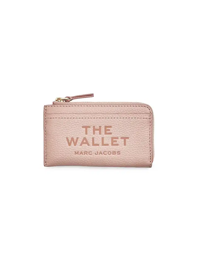 Marc Jacobs Women's The Leather Top-Zip Multi Wallet - Rose