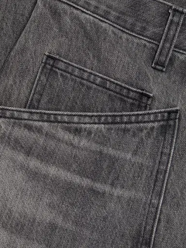 Nili Lotan Women's Shon Barrel-Leg Jeans - Ash Grey Wash - Size 30 | Thumbnail 7