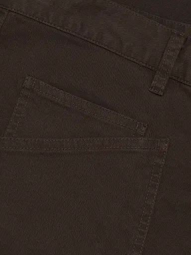 Nili Lotan Women's Shon Cotton Twill Pants - Dark Walnut - Size 10 | Thumbnail 7 Nili Lotan Women's Shon Cotton Twill Pants - Dark Walnut - Size 10 | Thumbnail 7