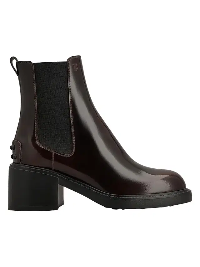 Tod's Women's 60MM Leather Chelsea Boots - Mosto