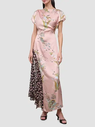 Staud Women's Fawn Silk Maxi Dress | Thumbnail 3 Staud Women's Fawn Silk Maxi Dress | Thumbnail 3
