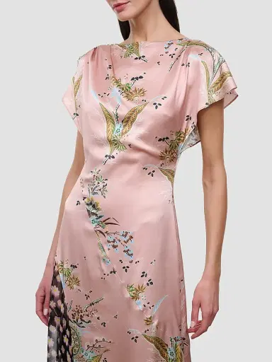 Staud Women's Fawn Silk Maxi Dress | Thumbnail 5 Staud Women's Fawn Silk Maxi Dress | Thumbnail 5