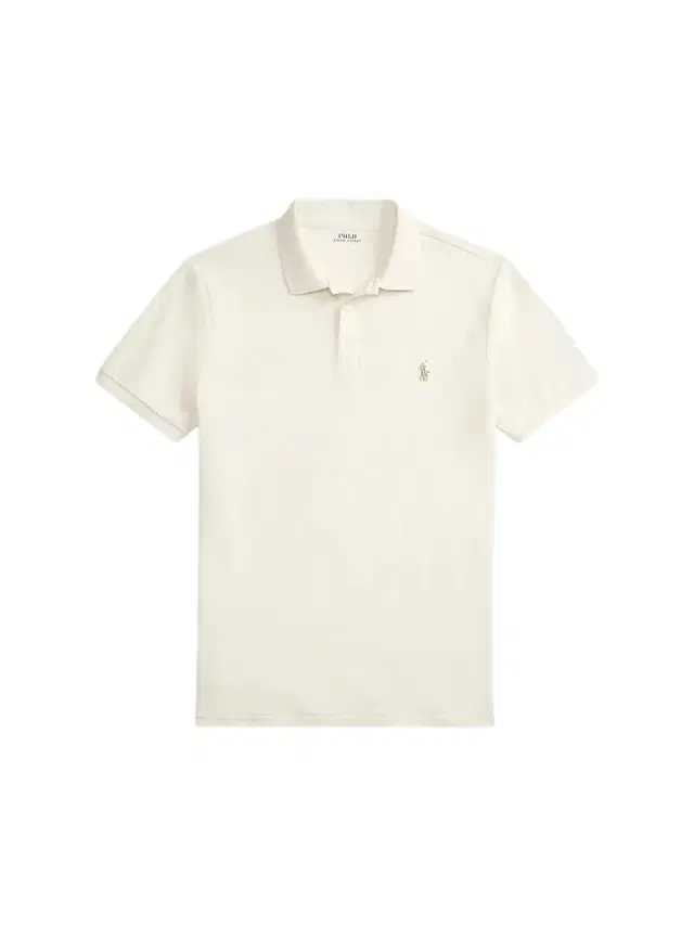 Polo Ralph Lauren Men's Cotton Mesh Polo Shirt - Pale Cream