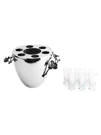 Michael Aram Black Orchid 7-Piece Vodka Service Set | Thumbnail 5 Michael Aram Black Orchid 7-Piece Vodka Service Set | Thumbnail 5