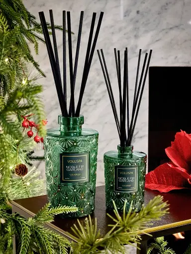 Voluspa Noble Fir Garland Reed Diffuser | Thumbnail 5 Voluspa Noble Fir Garland Reed Diffuser | Thumbnail 5