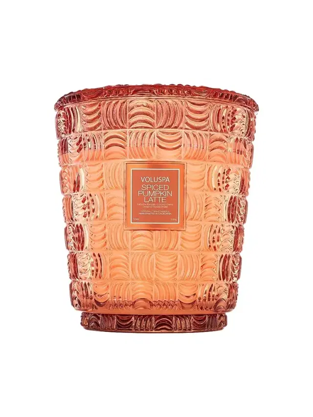 Voluspa Spiced Pumpkin Latte 5-Wick Hearth Candle