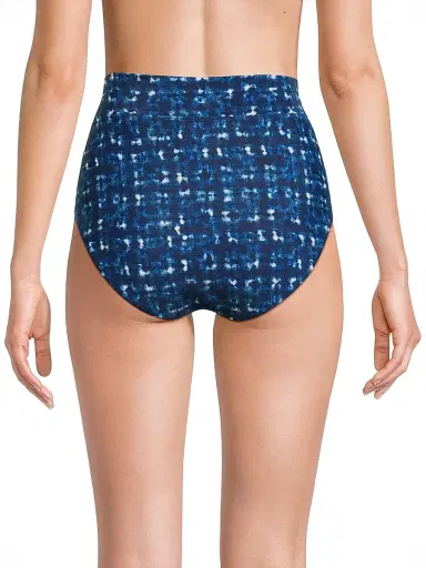 Change of Scenery Women's Denim Noir Side-Tie High-Waisted Bikini Bottom - Denim Noir | Thumbnail 4 Change of Scenery Women's Denim Noir Side-Tie High-Waisted Bikini Bottom - Denim Noir | Thumbnail 4