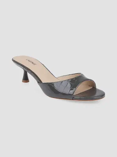 L'Agence Women's Arleen II 55MM Croc-Embossed Patent Leather Mules | Thumbnail 2 L'Agence Women's Arleen II 55MM Croc-Embossed Patent Leather Mules | Thumbnail 2